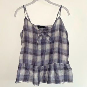 Maven West Plaid Tie Tank